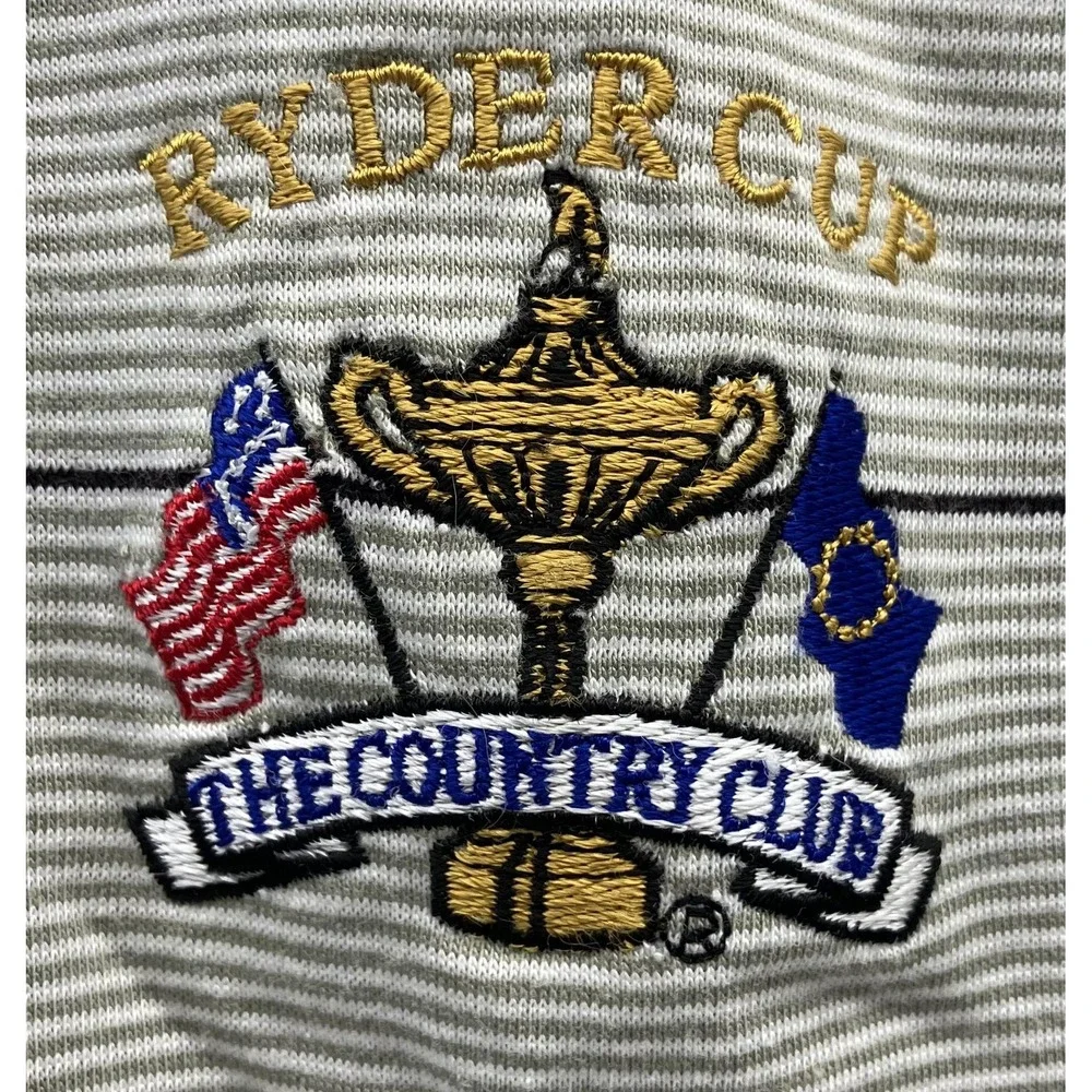 Nike Tiger Woods Polo Shirt Mens Medium Ryder Cup The Country Club Brookline‎